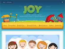 Tablet Screenshot of joytrampoline.co.za